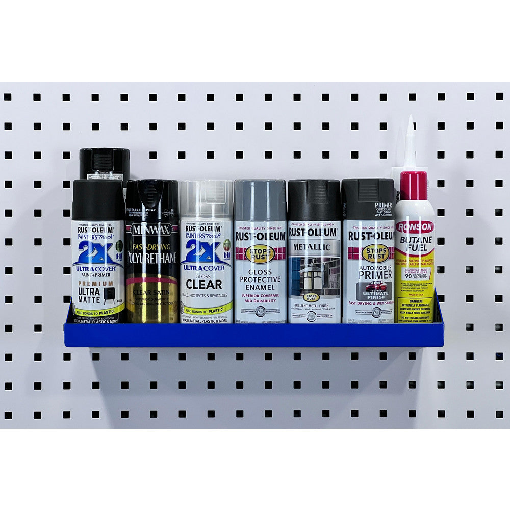 Triton Products 56186-BLU 18" W x 6-1/2" D Blue LocHook Shelf