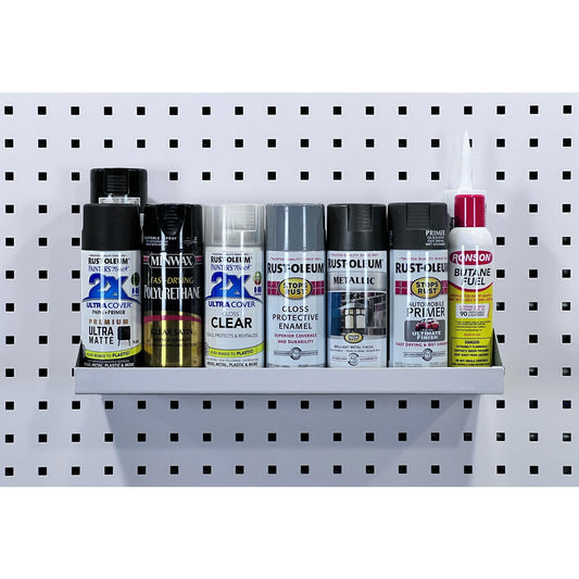 Triton Products 56186-WHT 18" W x 6-1/2" D White LocHook Shelf