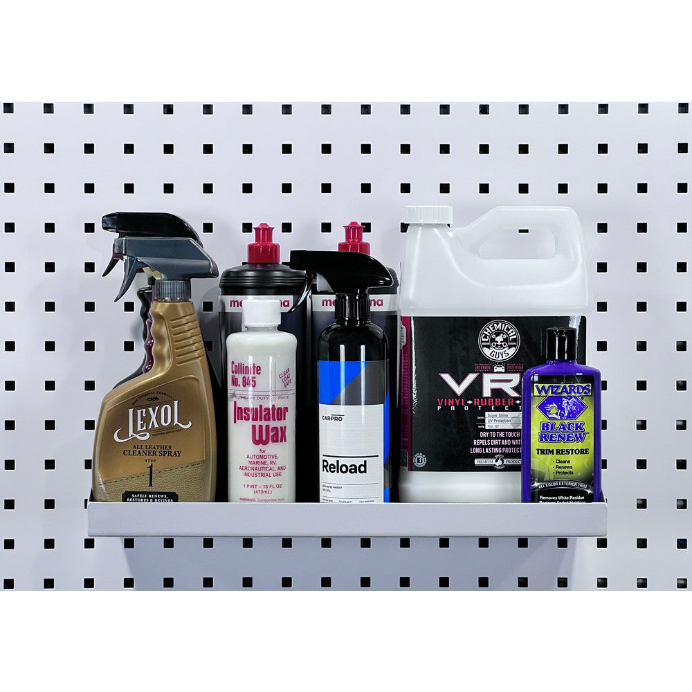 Triton Products 56186-WHT 18" W x 6-1/2" D White LocHook Shelf