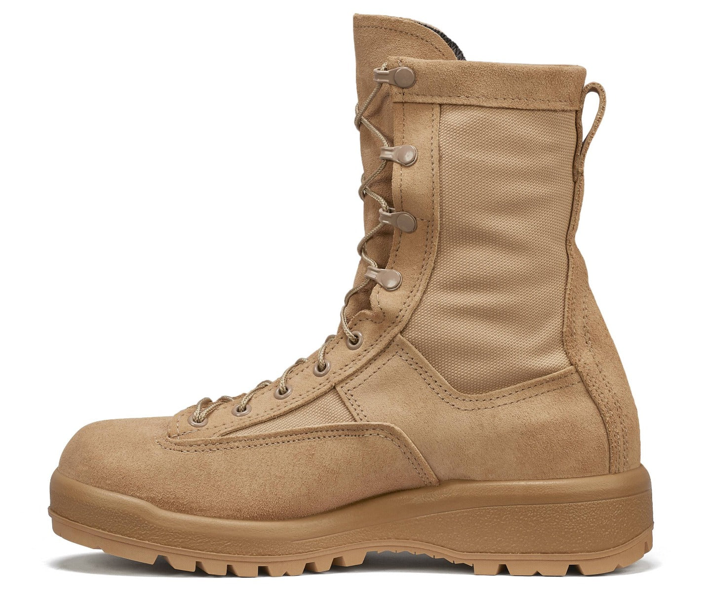 Belleville 790V 080R Men’s 8” Waterproof Flight & Combat Boots – Desert Tan Military Tactical Duty Boots, Size 8 Regular