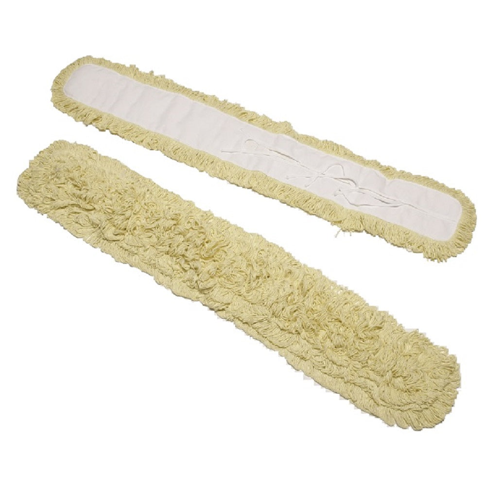 AbilityOne 7920015114765 Inhibitor AntiMicrobial Dust Mop Head, Fits 5"" x 48"" Frame, Yellow