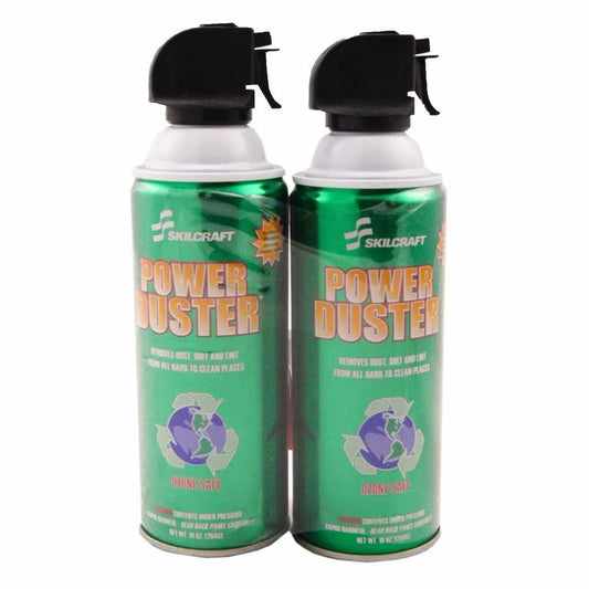 AbilityOne 793000Nib0481 Skilcraft Canned Air Duster 10Oz Twin Pk - Moisture-Free - 6 Case