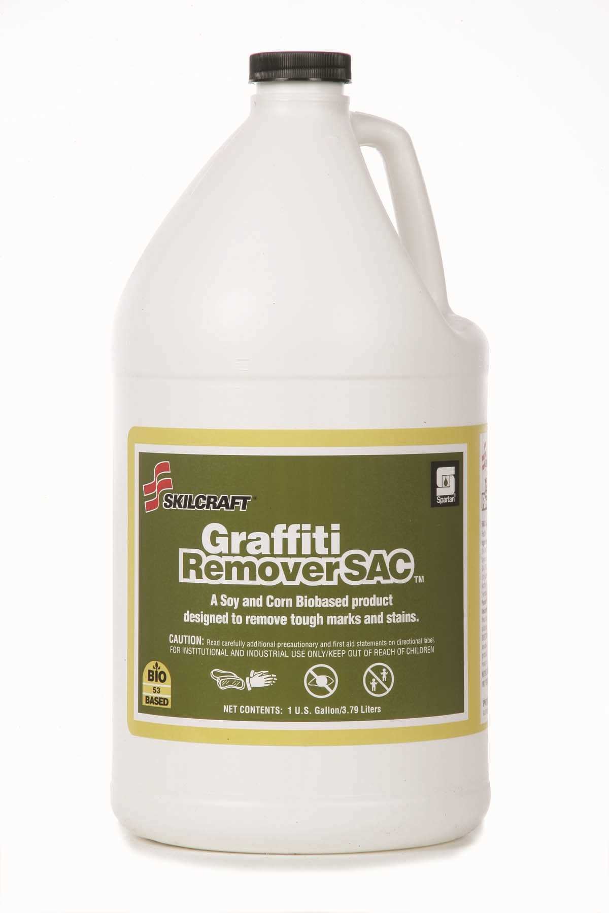 AbilityOne 7930015552899 Skilcraft Spartan Graffiti Remover Sac - 1 Gallon Container