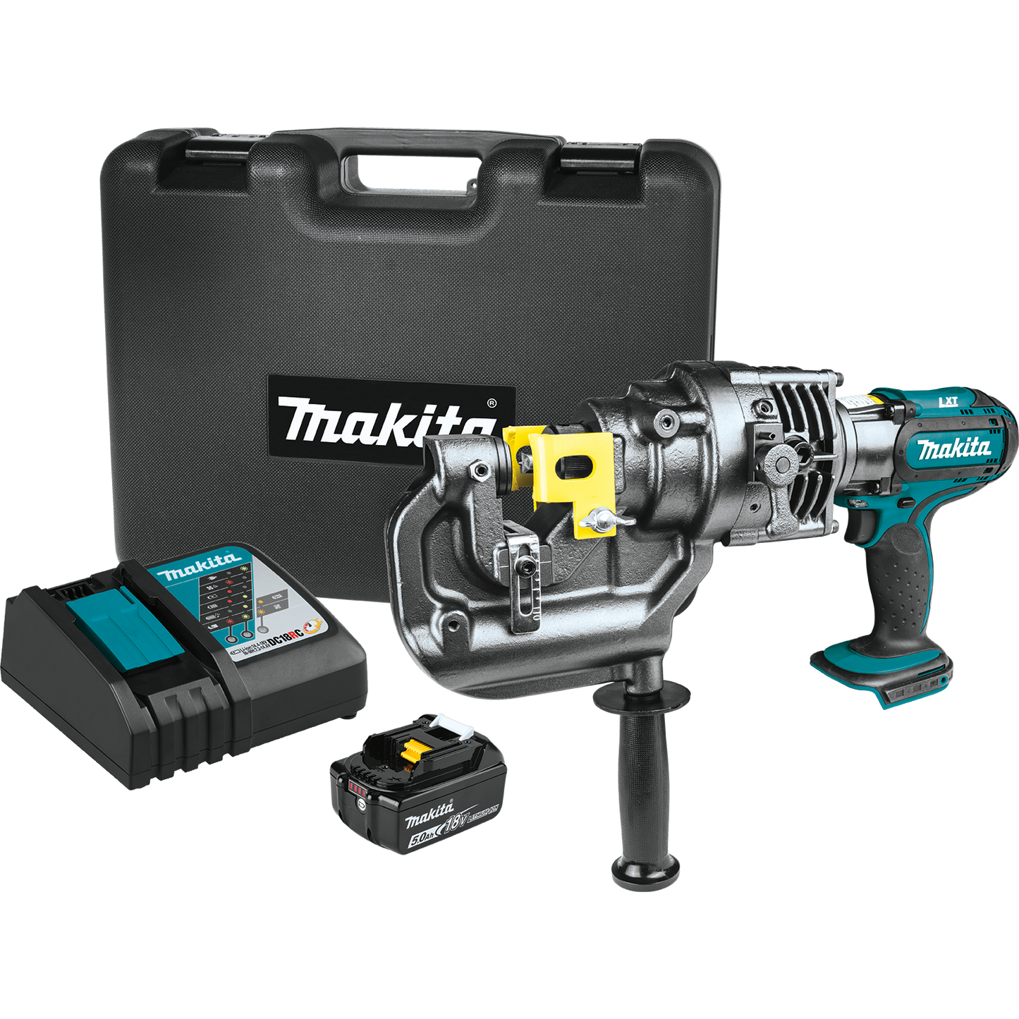 Makita XPP01T1K 18V LXT® Lithium‘Ion Cordless 5/16" Metal Hole Puncher Kit (5.0Ah)