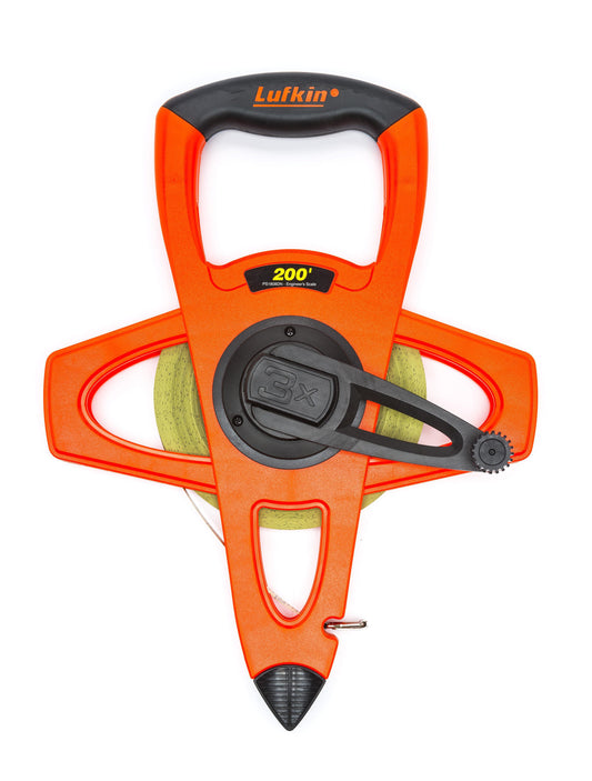 Lufkin PS1808DN 1/2" x 200' Pro Series Engineer's Ny-Clad® Steel Tape Measure