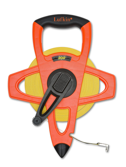 Lufkin FE200D 1/2" x 200' Engineer's Fiberglass Tape Measure