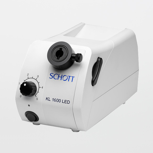 SOS Cleanroom SCHOTT KL 1600 LED Fiber Optic Light Source Illuminator 100-240V