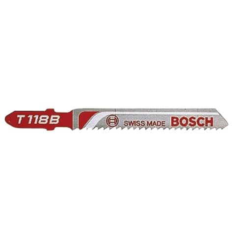 BOSCH POWER TOOLS T118B 3" 14Tpi Jig Saw Bladebosch Shank (5 EA)
