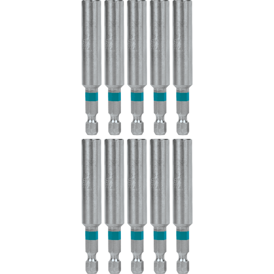 Makita A-99312 ImpactX, 3³ One Piece Magnetic Insert Bit Holder, 10/pk, Bulk