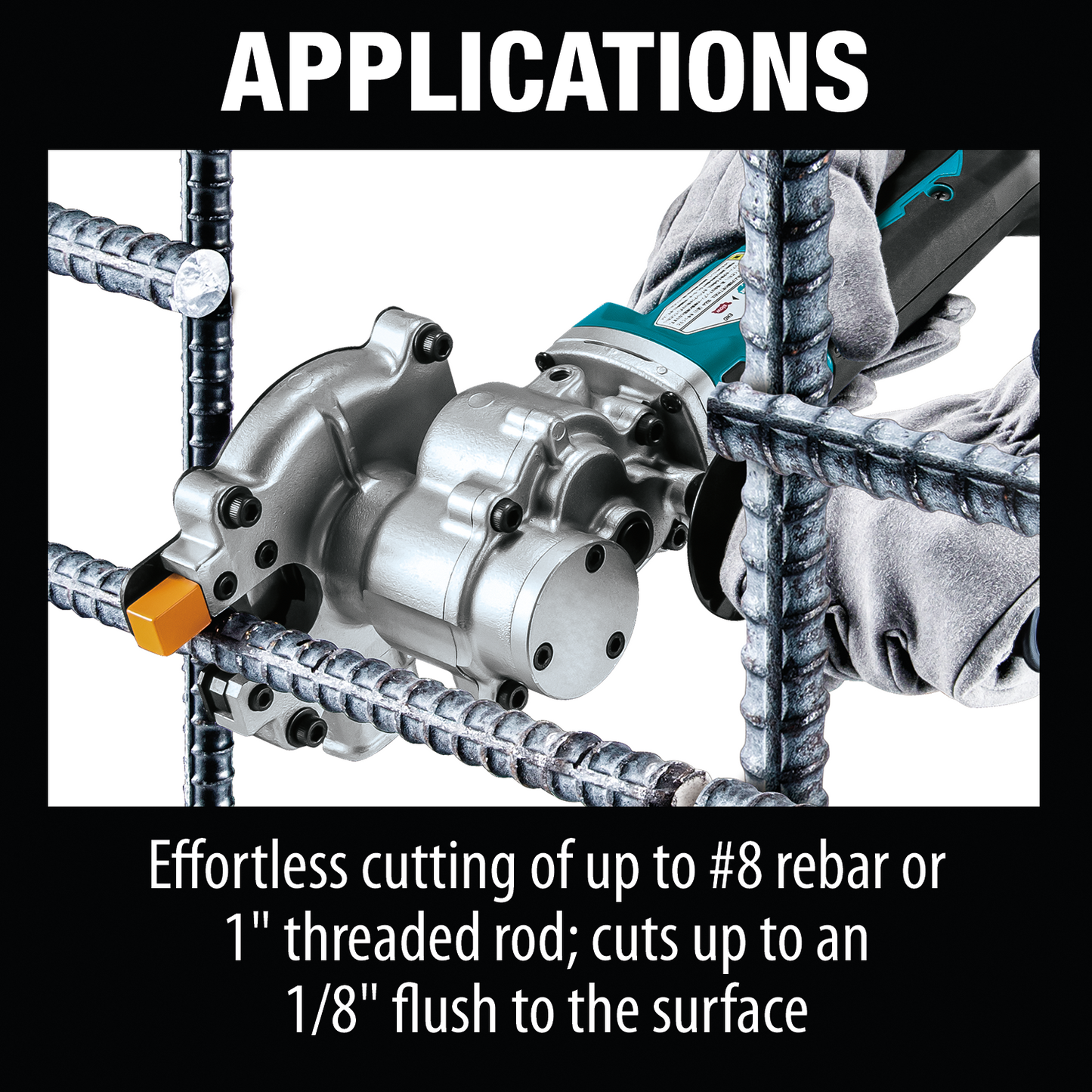 Makita XCS06T1 18V LXT® Lithium‘Ion Brushless Cordless Steel Rod Flush‘Cutter Kit (5.0Ah)