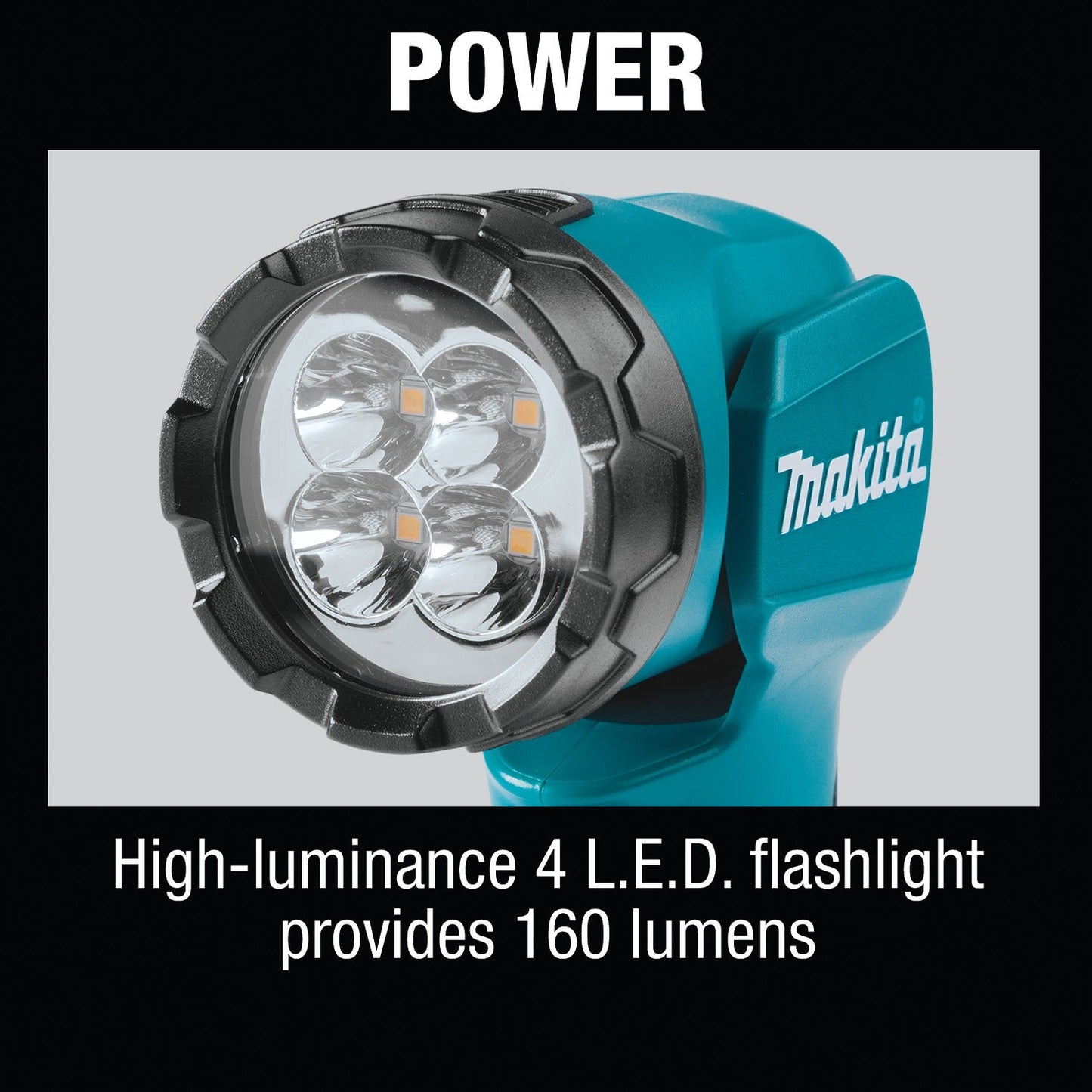 Makita DML815 18V LXT® Lithium‘Ion Cordless L.E.D. Flashlight, Flashlight Only