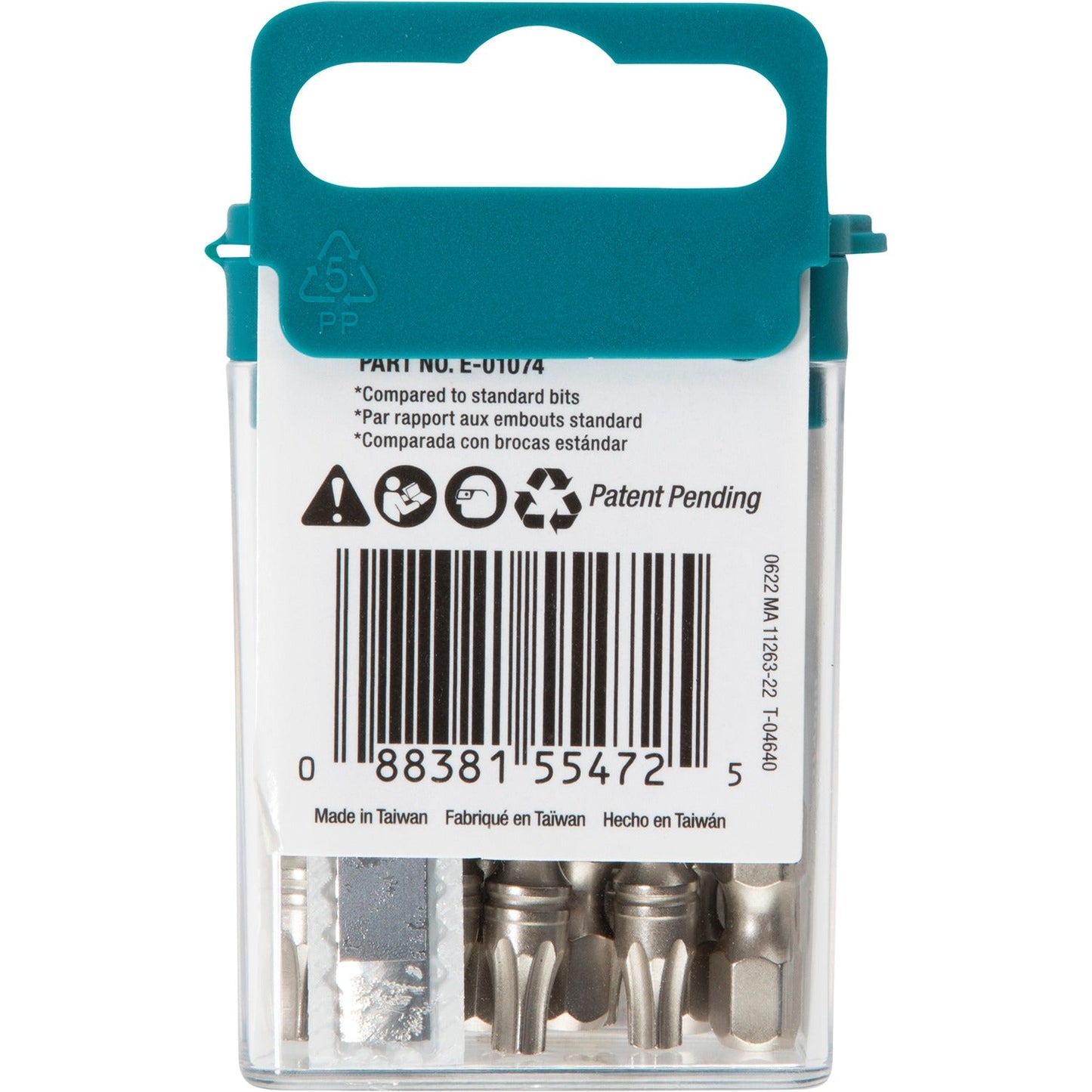 Makita E-01074 Impact XPS® T25 Torx 2" Power Bit, 15/pk