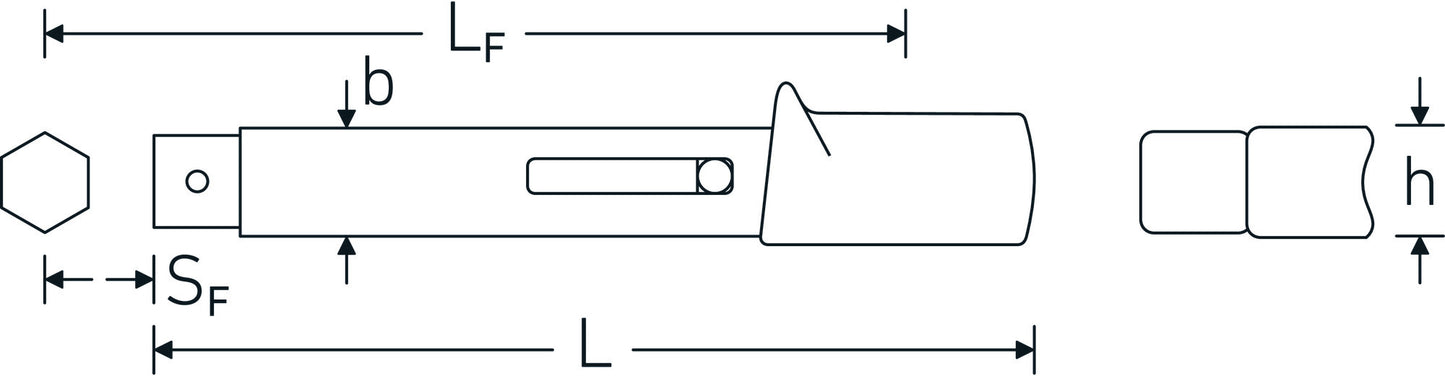 Stahlwille 50584001 730A/2-1 QUICK Torque Wrench Service Manoskop®(In-Lb)