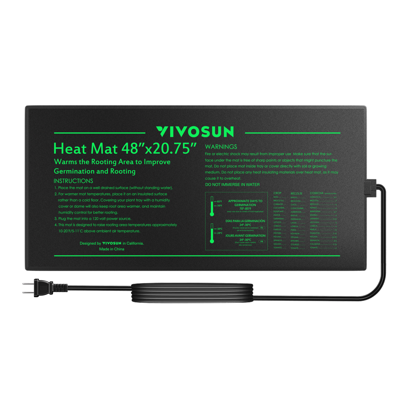 Vivosun Seedling Heat Mat 48' x 20.75'