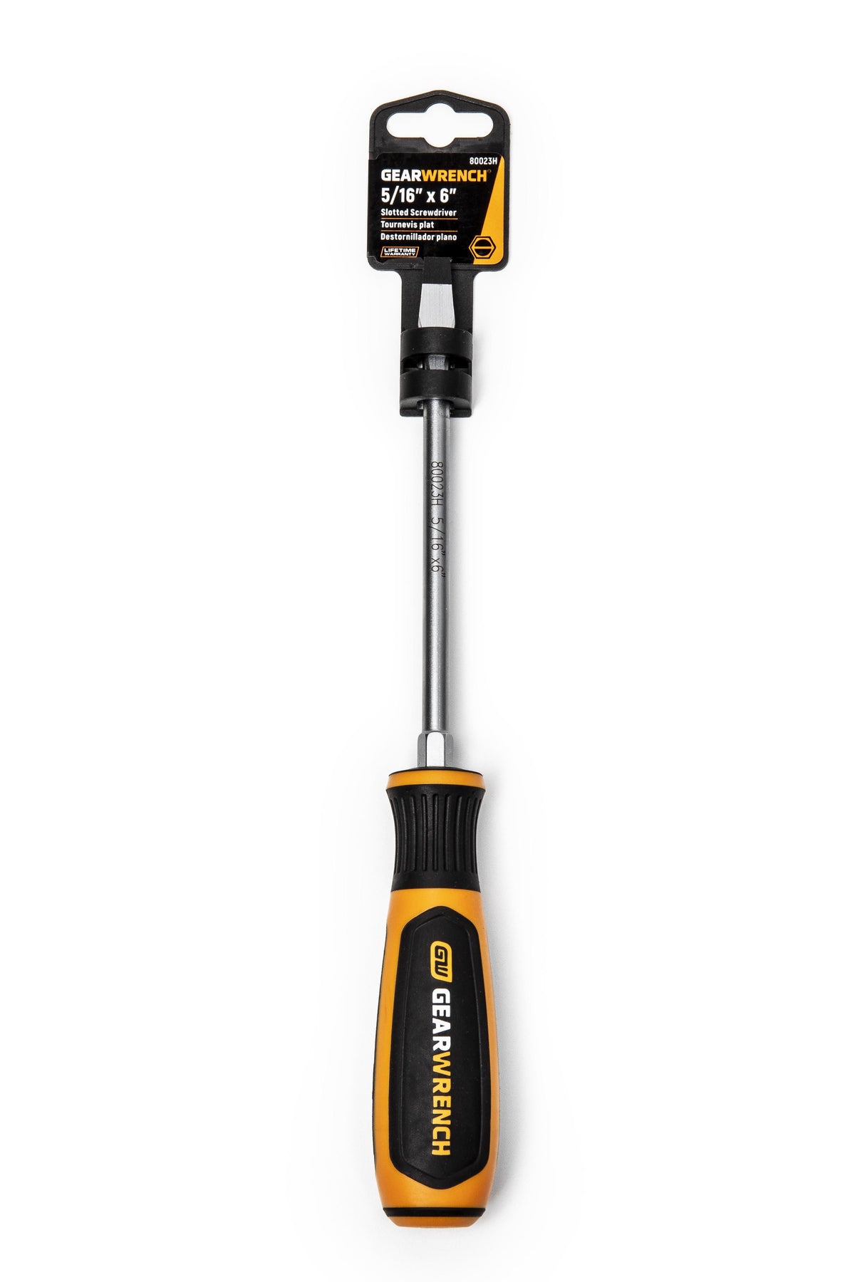 Gearwrench 80023 5/16" x 6" Slotted Dual Material Screwdriver
