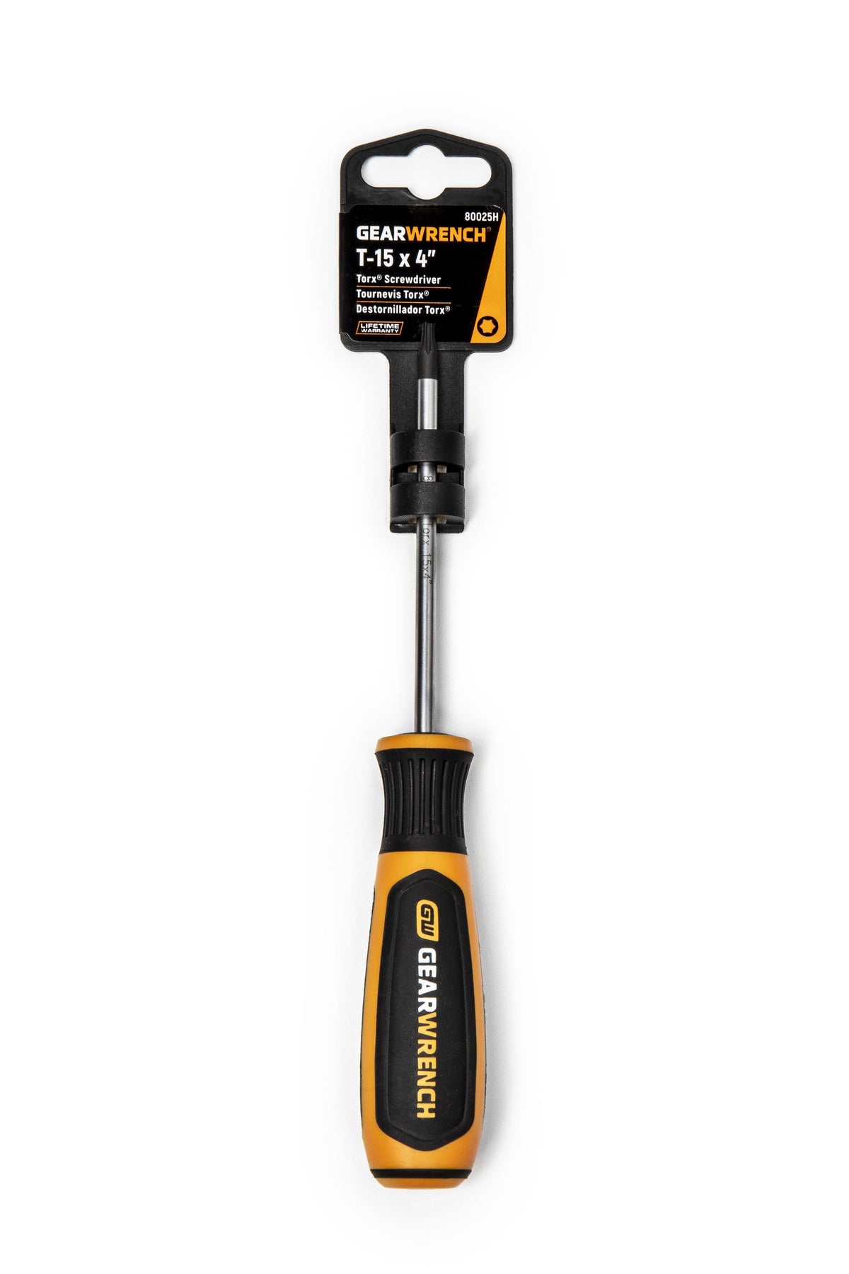 Gearwrench 80025 T15 x 4" Torx® Dual Material Screwdriver