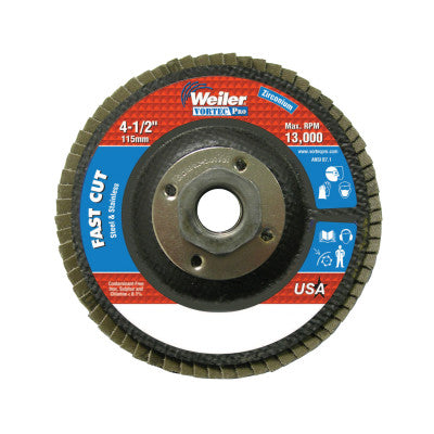 Weiler 31353 4-1/2" Wolverine Angled 120Z  5/8"-11 Unc Nut