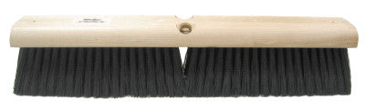 Weiler 42037 24" Med.Sweep Floor Brush Black Synth