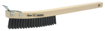 Weiler 44055 Hand Wire Scratch Brushw/Scraper .012-Curved