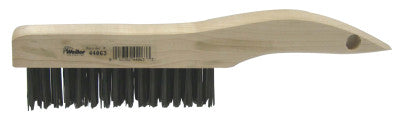 Weiler 44063 Sh-46 Shoe Handle Scratch Brush .012 4X16 R