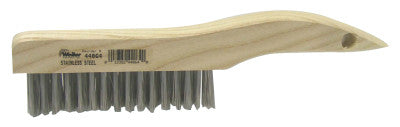 Weiler 44064 Sh-46-Ss Hand Wire Scratch Brush .012Ss Shoe