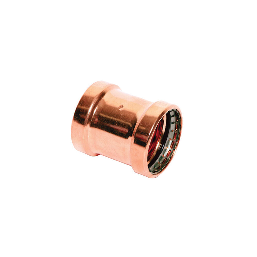 Everflow PPRC0300 3 Copper Coupling w/Stop, P x P, 3'' x 3''