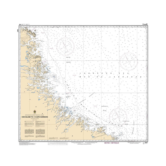 Paradise Clay CAN8047 CHS Chart Cod Island to/ Cape Harrison