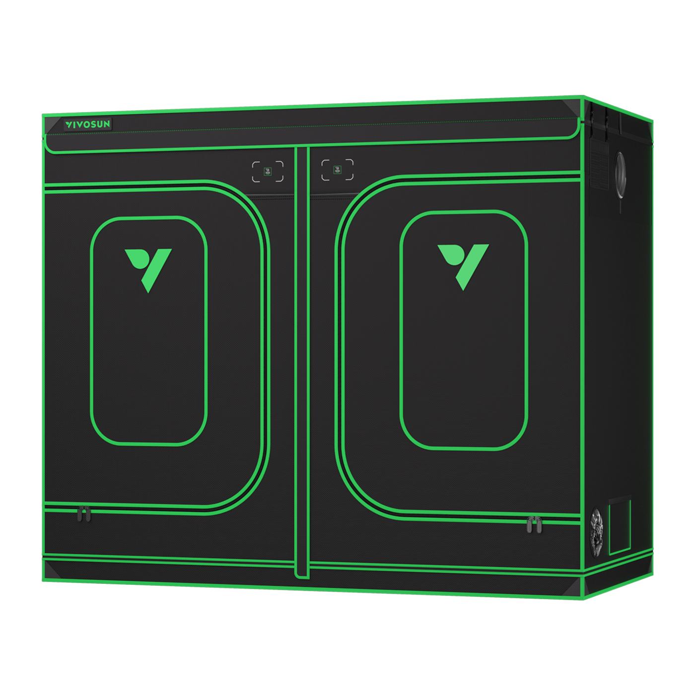 Vivosun Grow Tent Pro 4x8 P848, 8-16 Plants Use, Large Front Window, 48' x 96' x 80', For Indoor Plants Growing