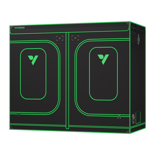 Vivosun Grow Tent Pro 4x8 P848, 8-16 Plants Use, Large Front Window, 48' x 96' x 80', For Indoor Plants Growing