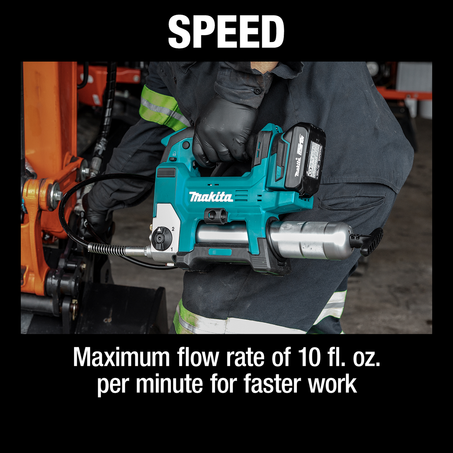 Makita XPG01SR1 18V LXT® Lithium‘Ion Cordless Grease Gun Kit (2.0Ah)