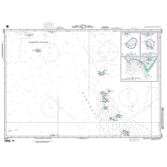 Paradise Clay NGA_81012 NGA Chart Normorik Atoll to Nonouti - Marshall Is.