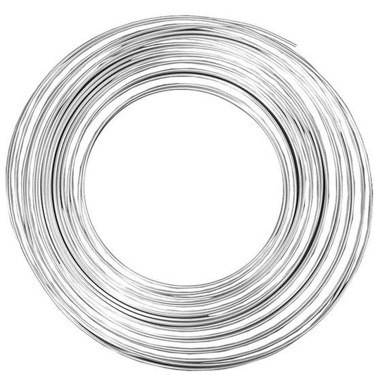 Jones Stephens T27188 50' Soft Aluminum Tubing, 3/16" OD .028 Wall