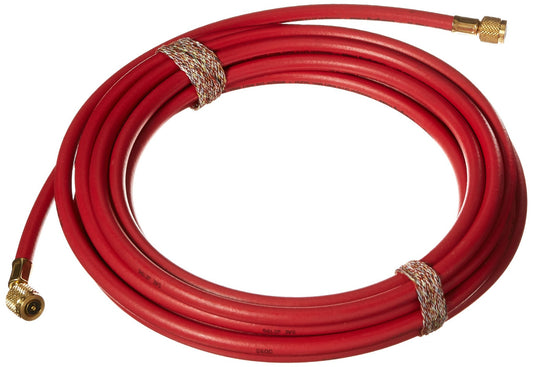 Yellow Jacket 21624 24", red, HAV standard fitting, PLUS II 1/4" charging hose