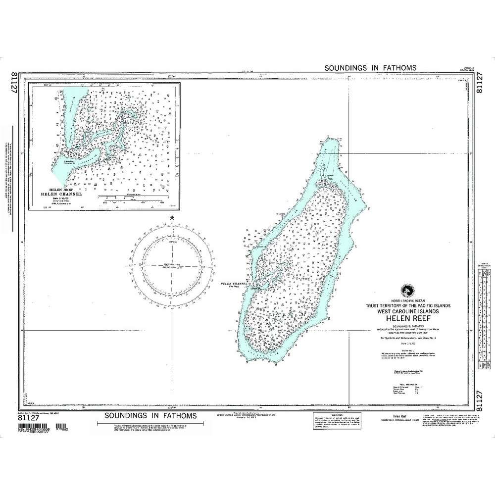 Paradise Clay NGA_81127 NGA Chart Helen Reef [West Caroline Islands]