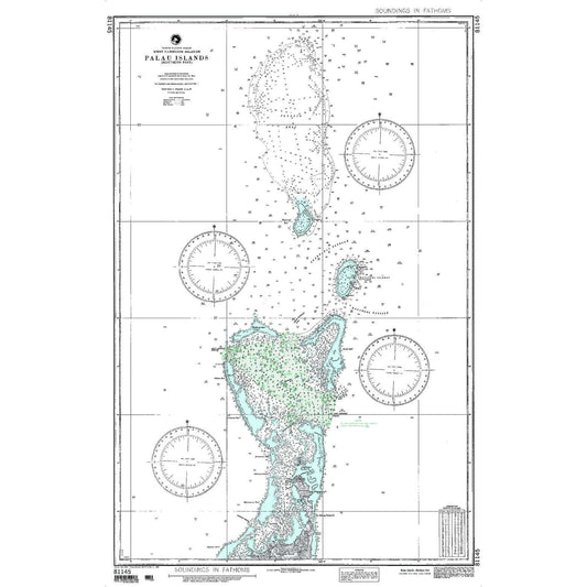 Paradise Clay NGA_81145 NGA Chart Palau Is Northern Part [West Caroline Islands]