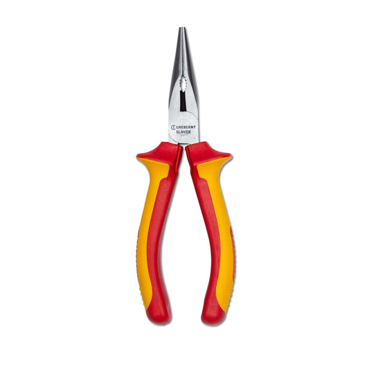 Crescent 6LNVDE 6" VDE Insulated Long Nose Pliers