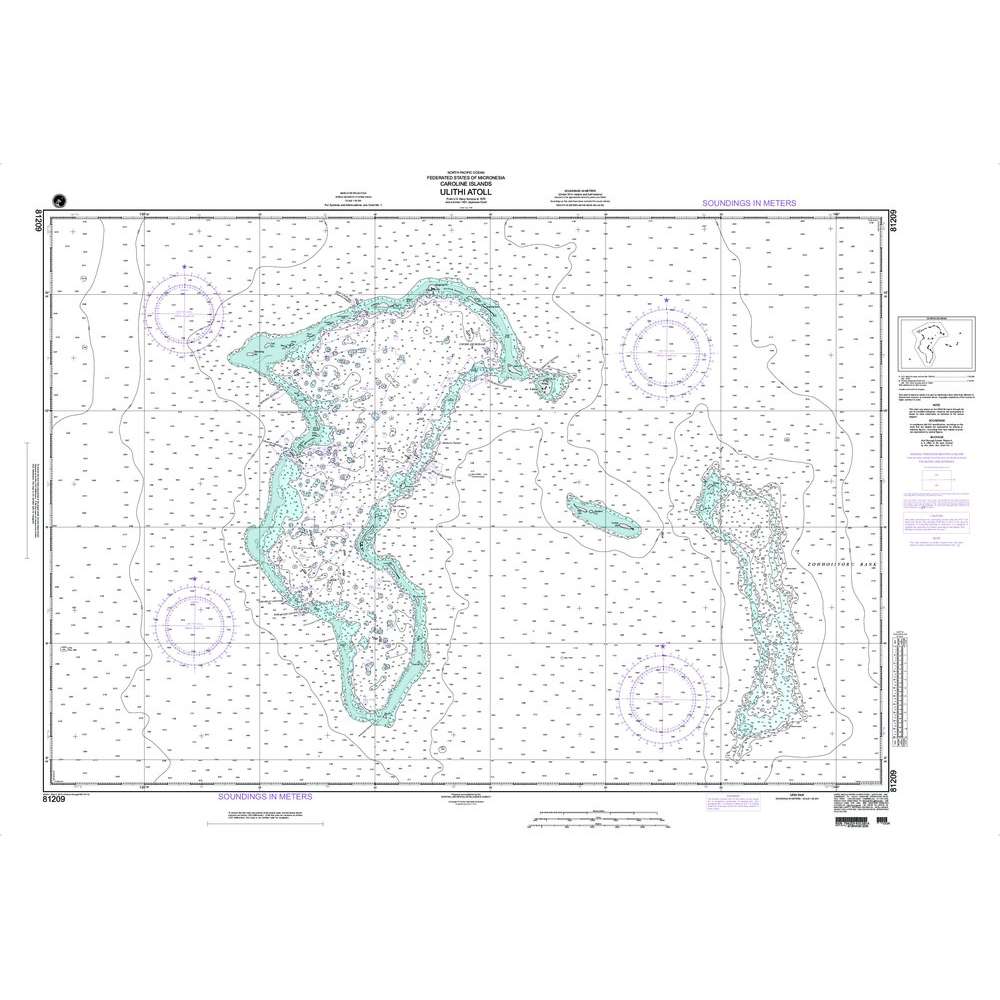Paradise Clay NGA_81209 NGA Chart Ulithi Atoll