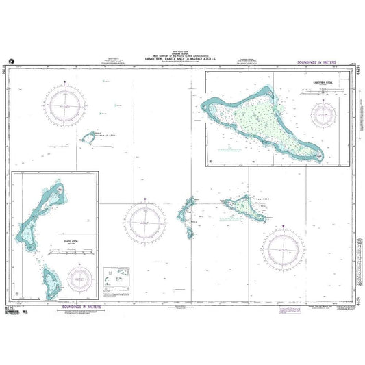 Paradise Clay NGA_81251 NGA Chart Lamotrek, Elato and Olimarao Atolls