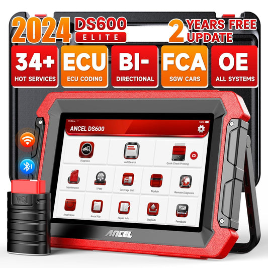 Ancel DS600 Professional All-System Bidirectional OBD2 Diagnostic Scanner