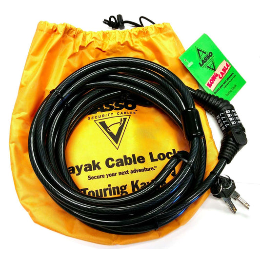 Paradise Clay LAS006 Lasso Kong Cable Kayak Lock for Closed Deck Touring Kayaks