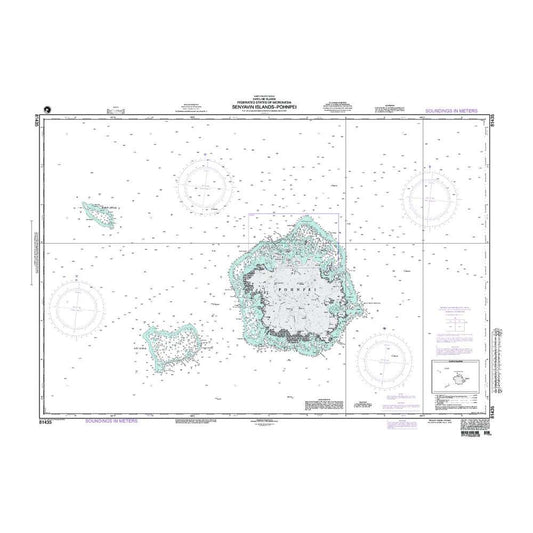 Paradise Clay NGA_81435 NGA Chart Senyavin Islands - Pohnpei