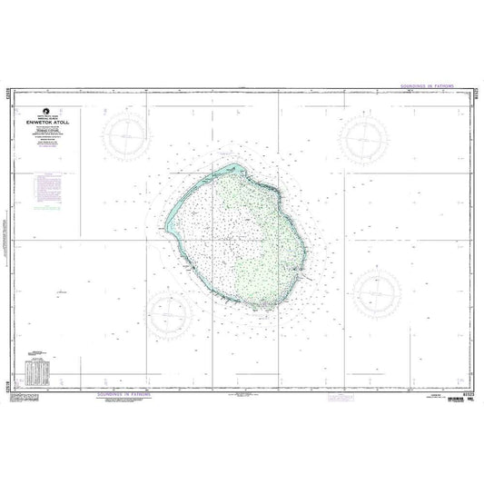 Paradise Clay NGA_81523 NGA Chart Enewetak Atoll Marshall Islands
