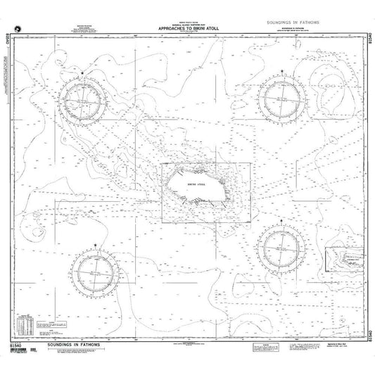 Paradise Clay NGA_81540 NGA Chart Apprs to Bikini Atoll [Marshall Islands]