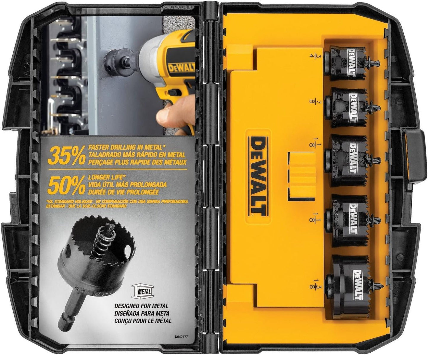 Dewalt D1800IR5 3/4" (19Mm) Impact Ready® Hole Saw