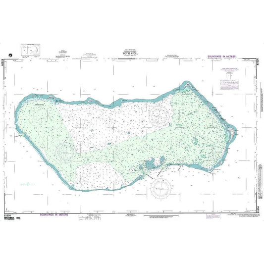 Paradise Clay NGA_81604 NGA Chart Wotje Atoll:Marshall Islands