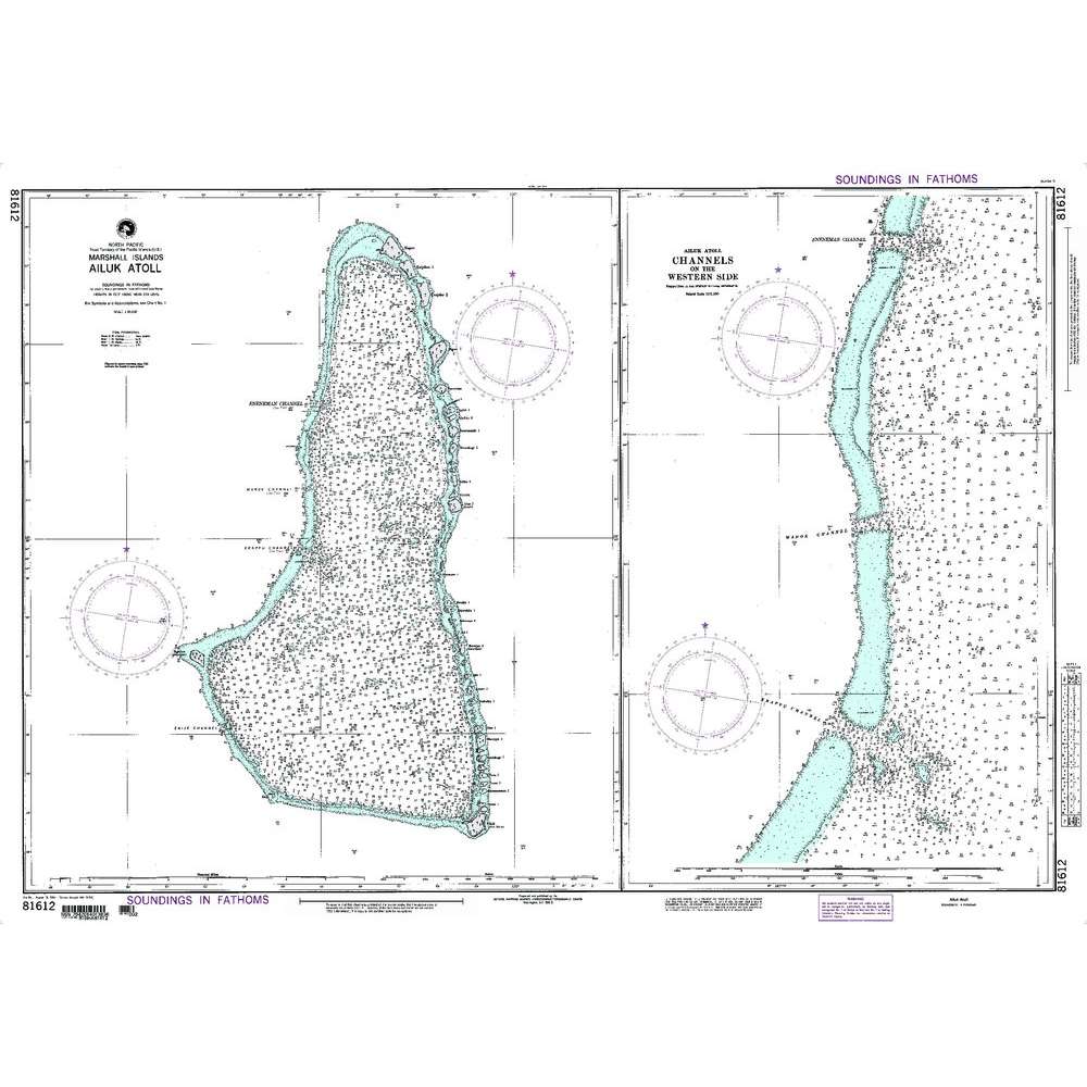 Paradise Clay NGA_81612 NGA Chart Ailuk Atoll Marshall Is.