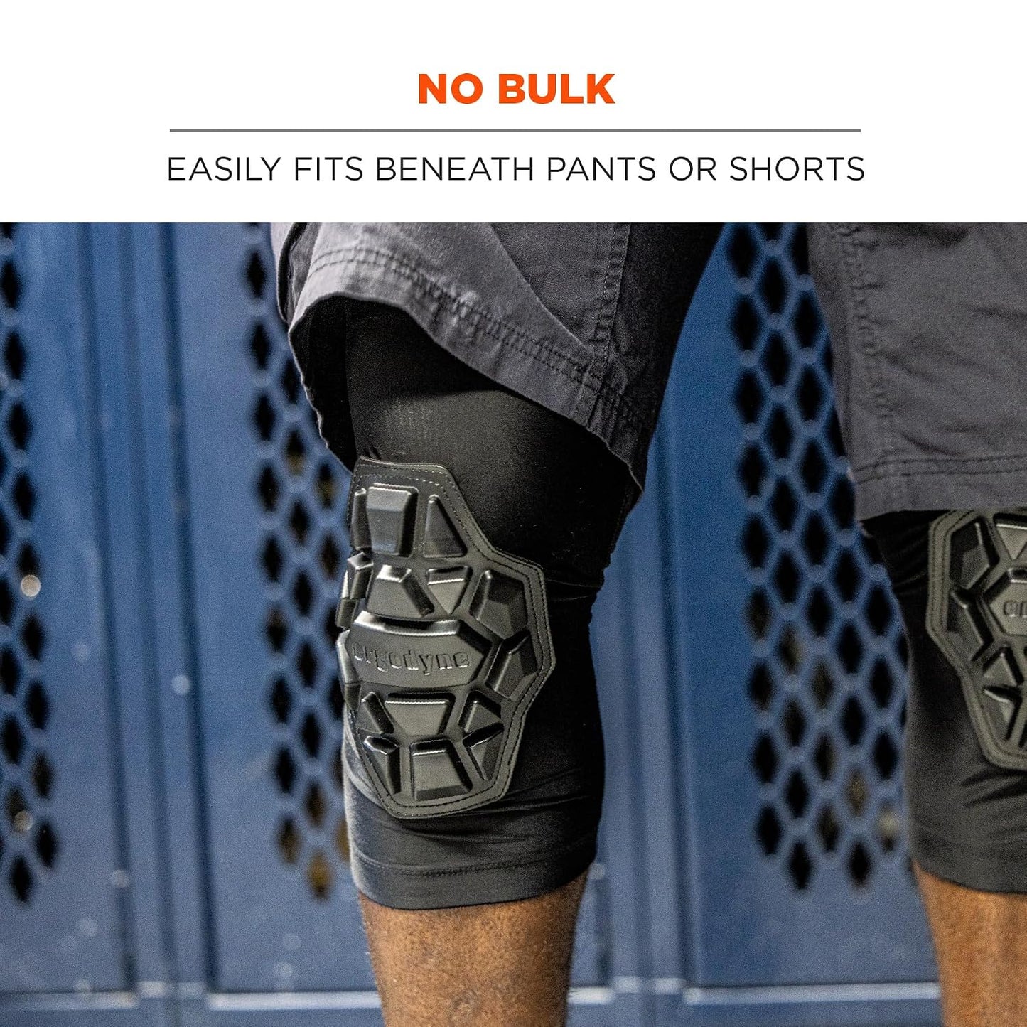Ergodyne 18550 ProFlex 550 Padded Knee Sleeves - 3-Layer Foam Cap