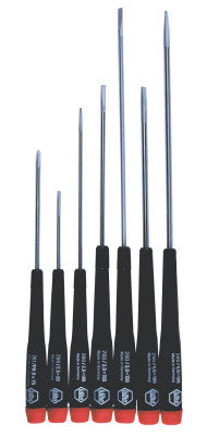 Wiha Tools 26092 7Pc Slotted/Phillips Precision Set Contains 1E