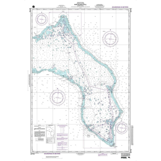 Paradise Clay NGA_81715 NGA Chart Kwajalein Atoll