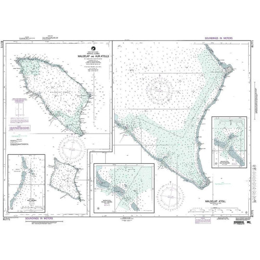 Paradise Clay NGA_81771 NGA Chart Maloelap and Aur Atolls
